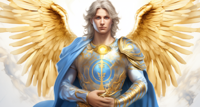 douglasmartins3313_Male_Archangel_Michael_is_teaching_people_as_3164e036-de3c-4361-a833-1e123db201ad